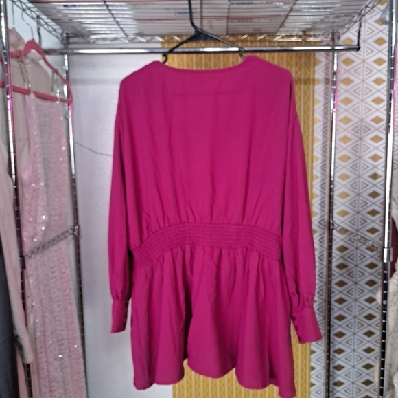 NEW Wishing Waves Boho Blouse in Raspberry 💗 - Picture 5 of 9